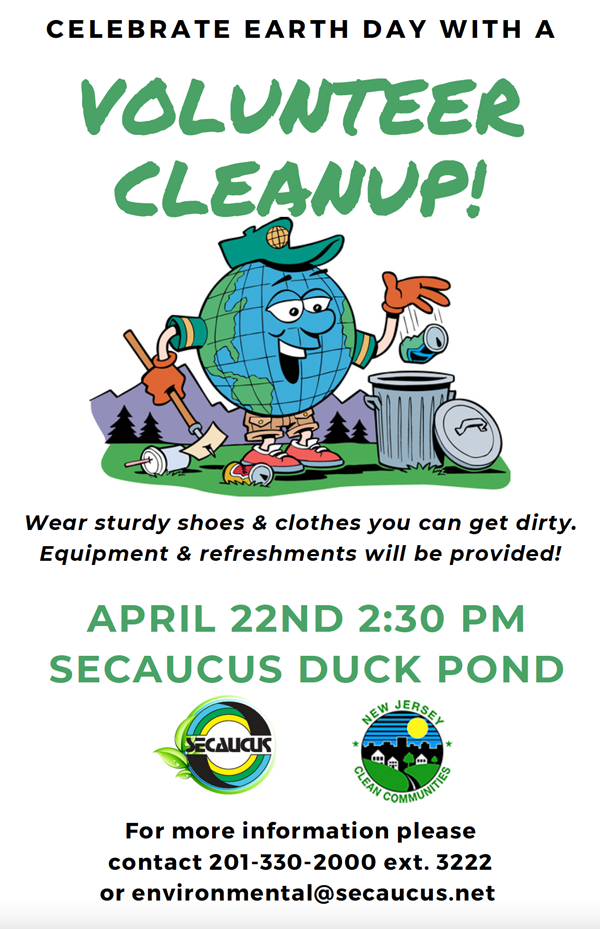 Earth Day Clean up flyer